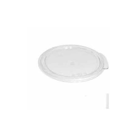 Cambro Cambro - Camwear Cover For 12, 18, 22 Qt. Round Storage Container, Clear, Polycarbonate, PK12 RFSCWC12135